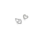Heart Pavé Ohrstecker