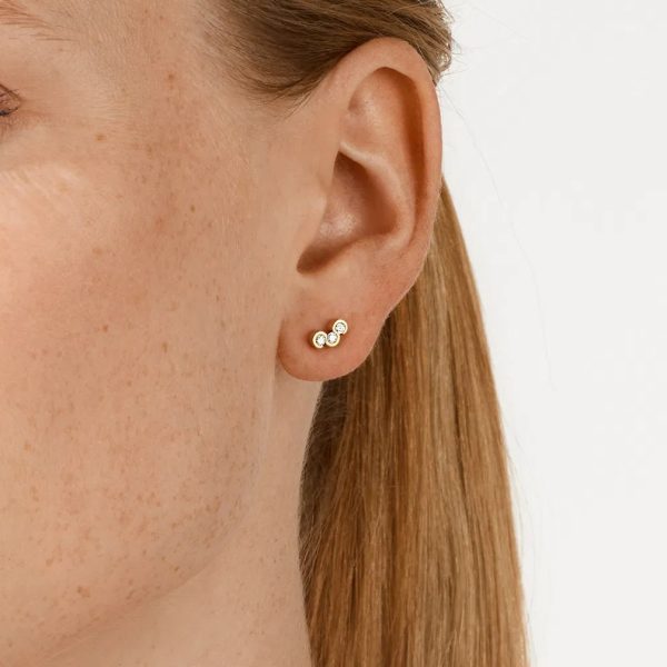 Diamond Wave Ohrstecker – Bild 2