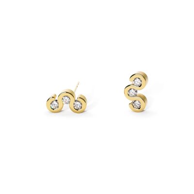 Diamond Wave Ohrstecker