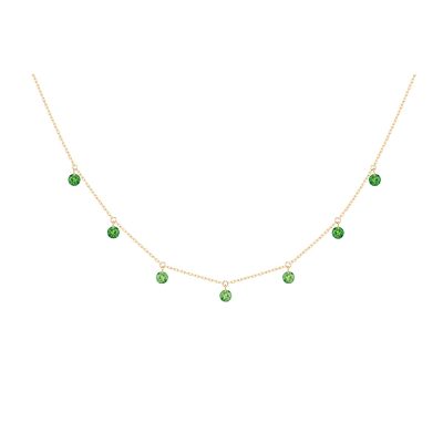GREEN CONFETTI Collier