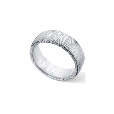 Damast Edelstahlring