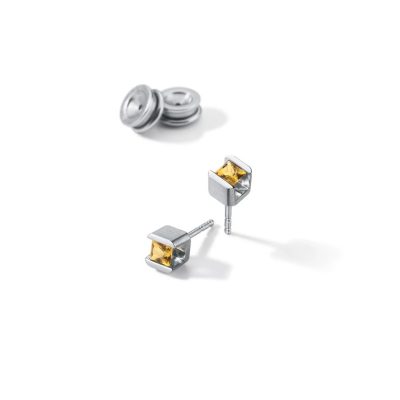 Farbedelsteinohrstecker