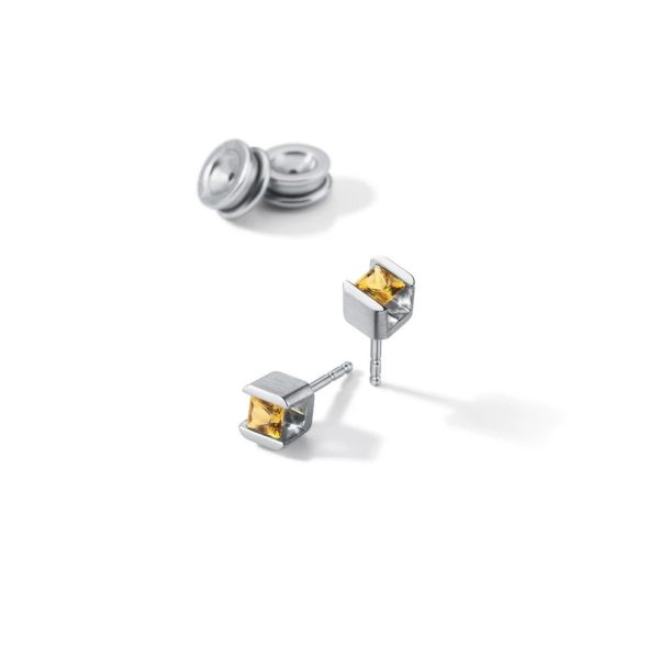 Farbedelsteinohrstecker