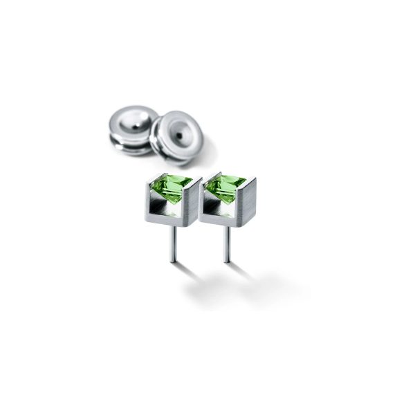 Farbedelsteinohrstecker