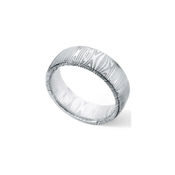 Damast Edelstahlring