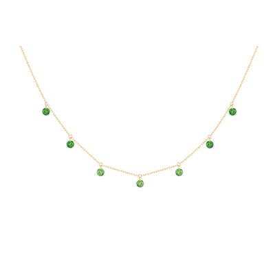 GREEN CONFETTI Collier