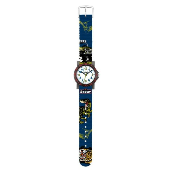 The IT-Collection Armbanduhr 'Jungle' blau