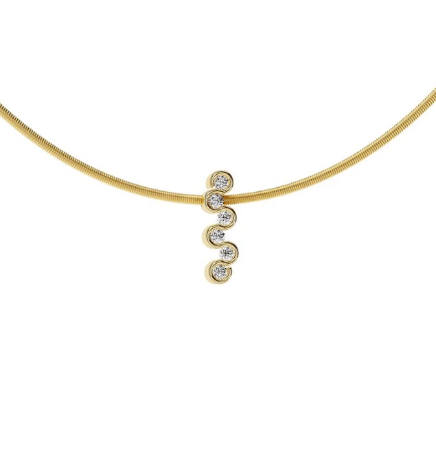 Anhänger Diamond Wave