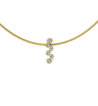 Anhänger Diamond Wave