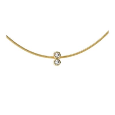 Anhänger Brillant Akzent Duett