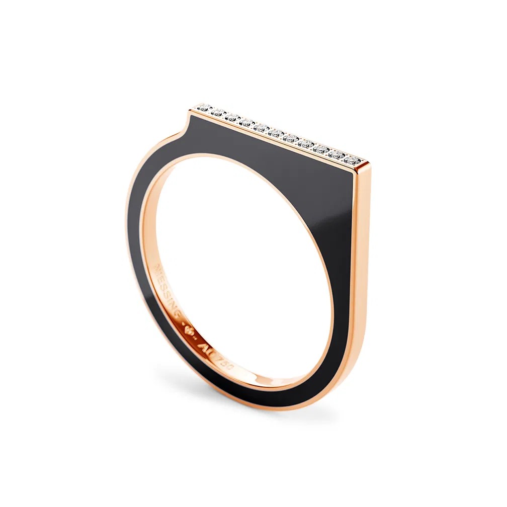 Setario Square Brillanten black & white