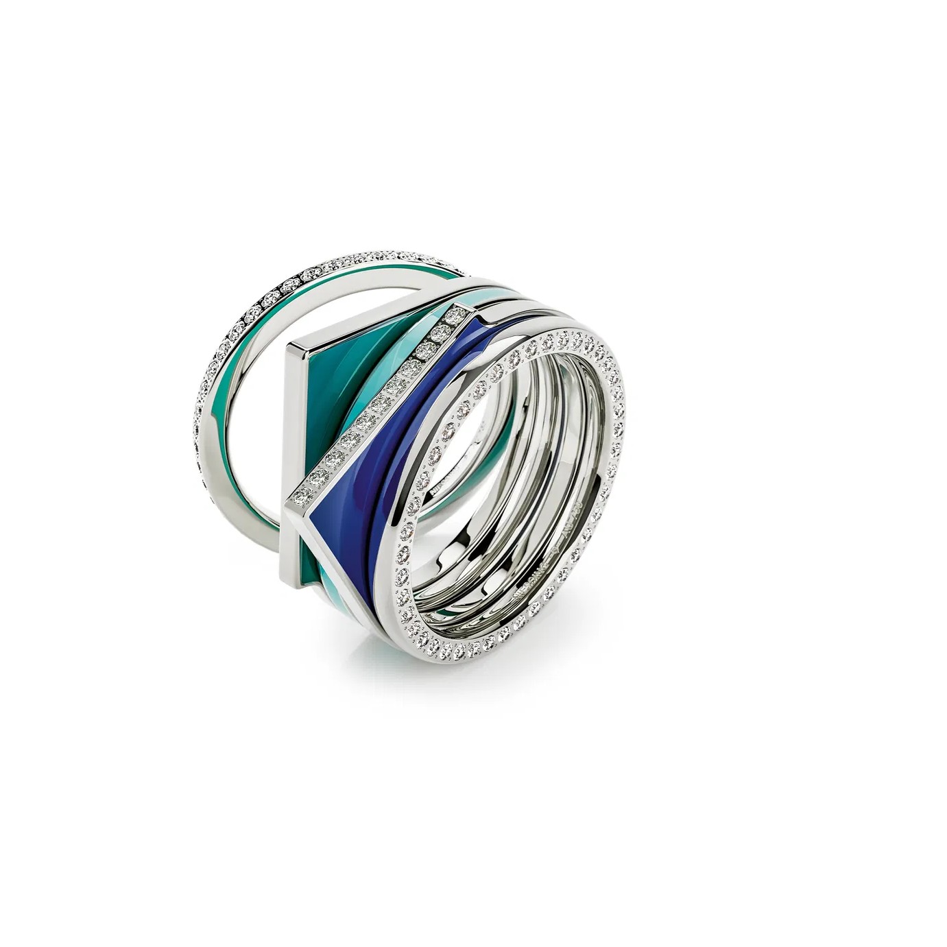 Setario Square Brillanten black & white