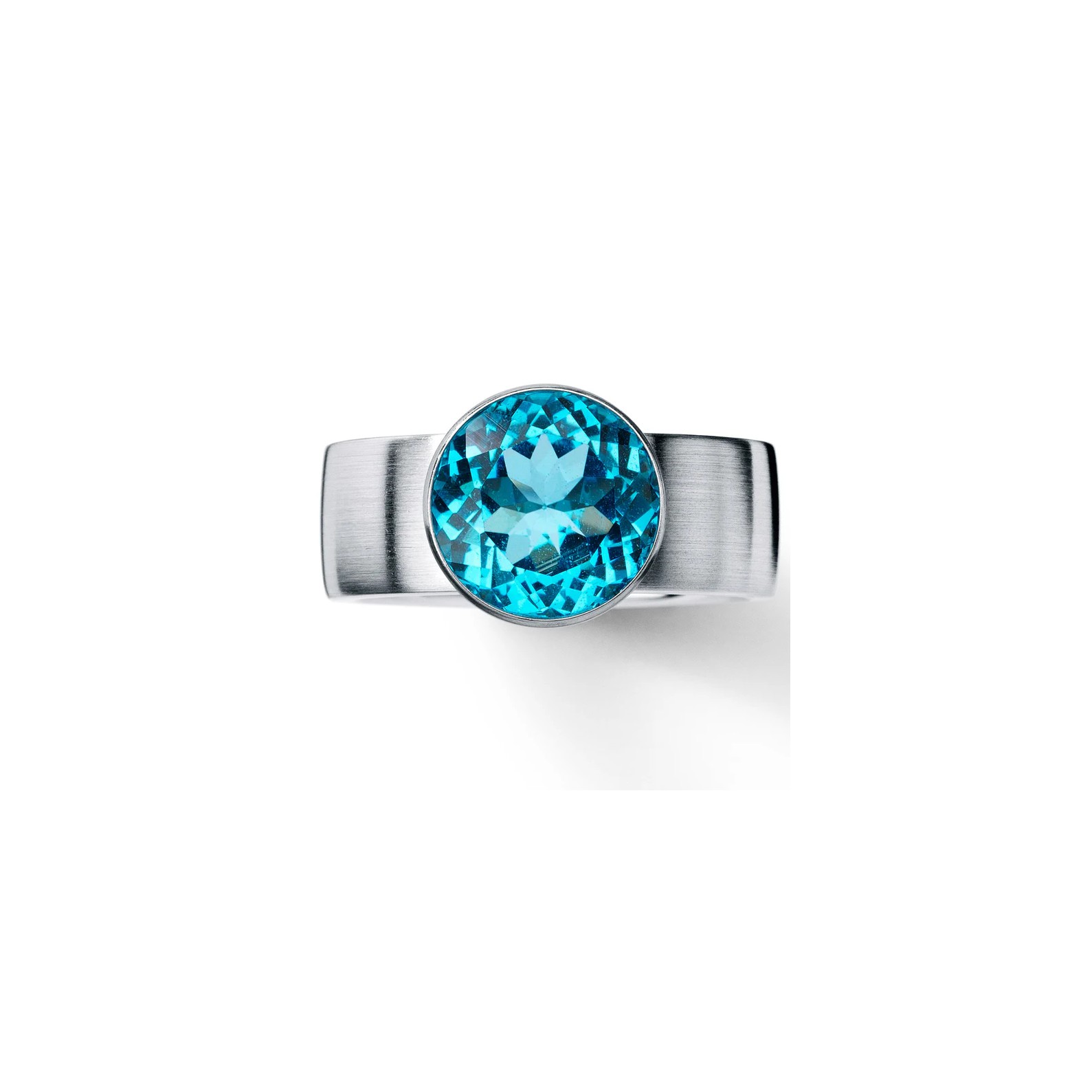 Farbedelsteinring Gral