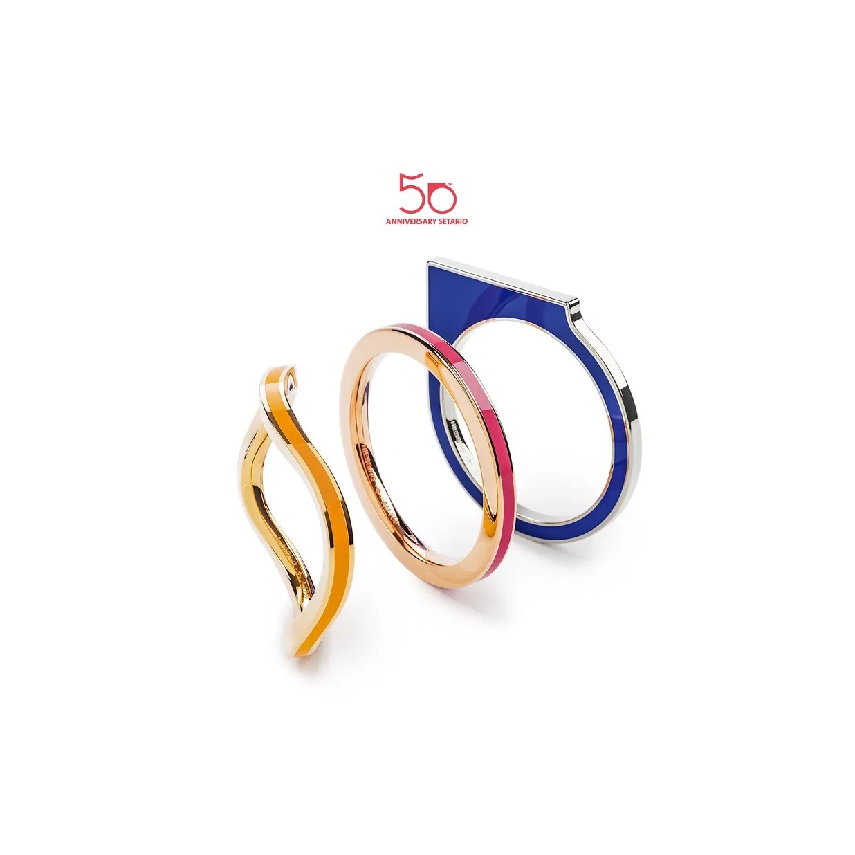 Setario Square ice blue & night blue