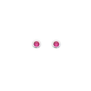 Ohrstecker Zirkonia Pink