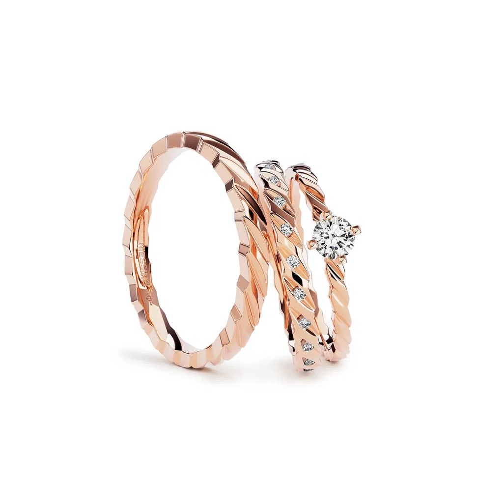 Trauring Woven Love