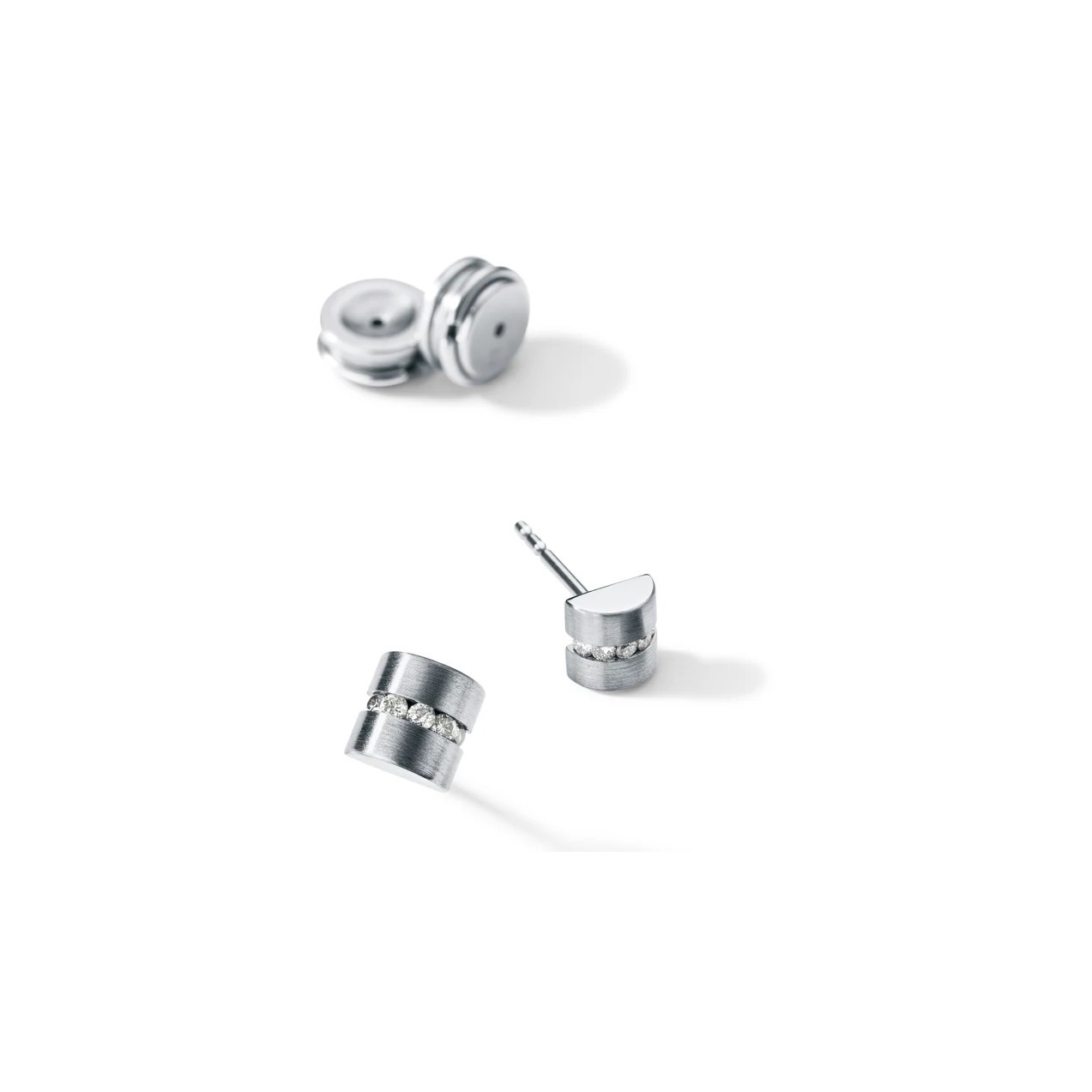 Diamantohrstecker Halbzylinder