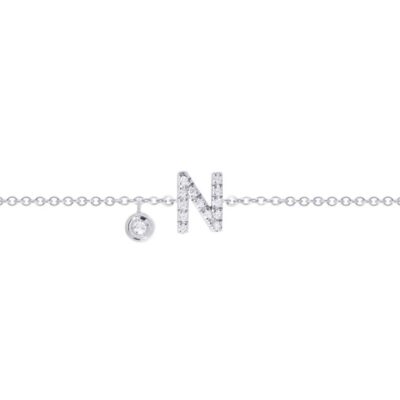 Armband Scrabble "N"