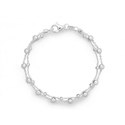 Kugel zweireihiges Armband